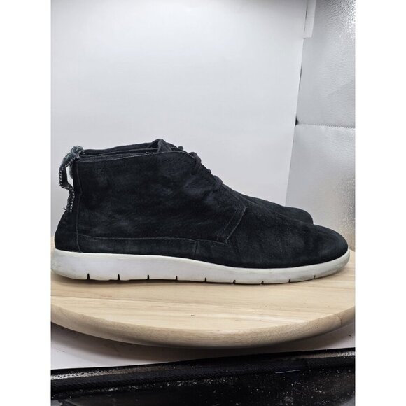 UGG Freamon Ankle Boots 1007645 Mens Black Suede Chukka Shoes Size 11 - Picture 3 of 10